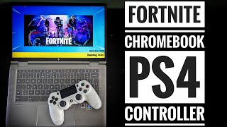 How to Install and Play Fortnite on a Chromebook with a PS4 Controller #shorts