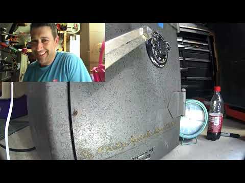 Safecracking JW's safe - "Diamonds and cash" inside.