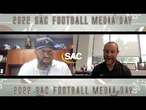2022 SAC Football Media Day | Mike Furrey (Limestone) thumbnail