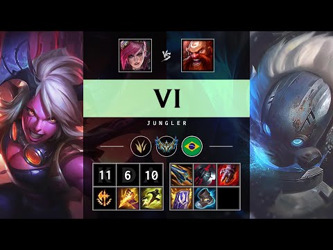Vi Jungle vs Gragas - BR Challenger Patch 25.12