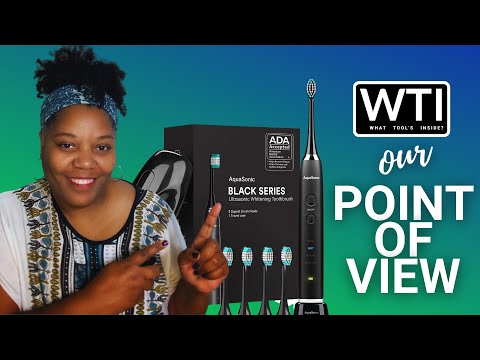 AquaSonic Black Series Toothbrushes - WTI product video review