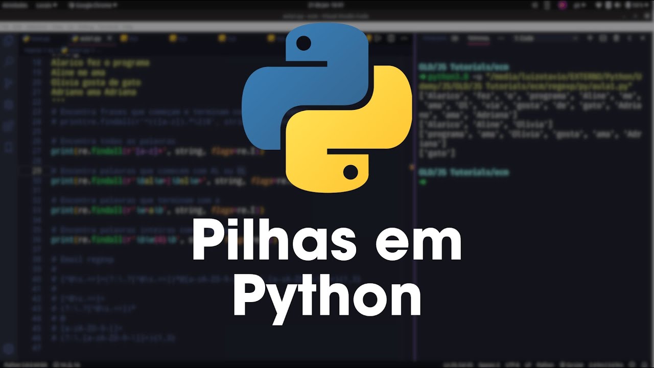 Pilhas em Python (Estrutura de dados - Stack)