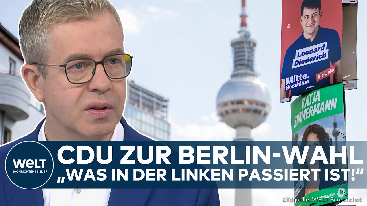 WAHL IN BERLIN: CDU drescht auf die Linke ein! Evers packt aus! Spitzenkandidat stellt Plan vor