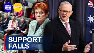 Labor Edges ahead in polling as One Nation stumbles | 9 News Australia