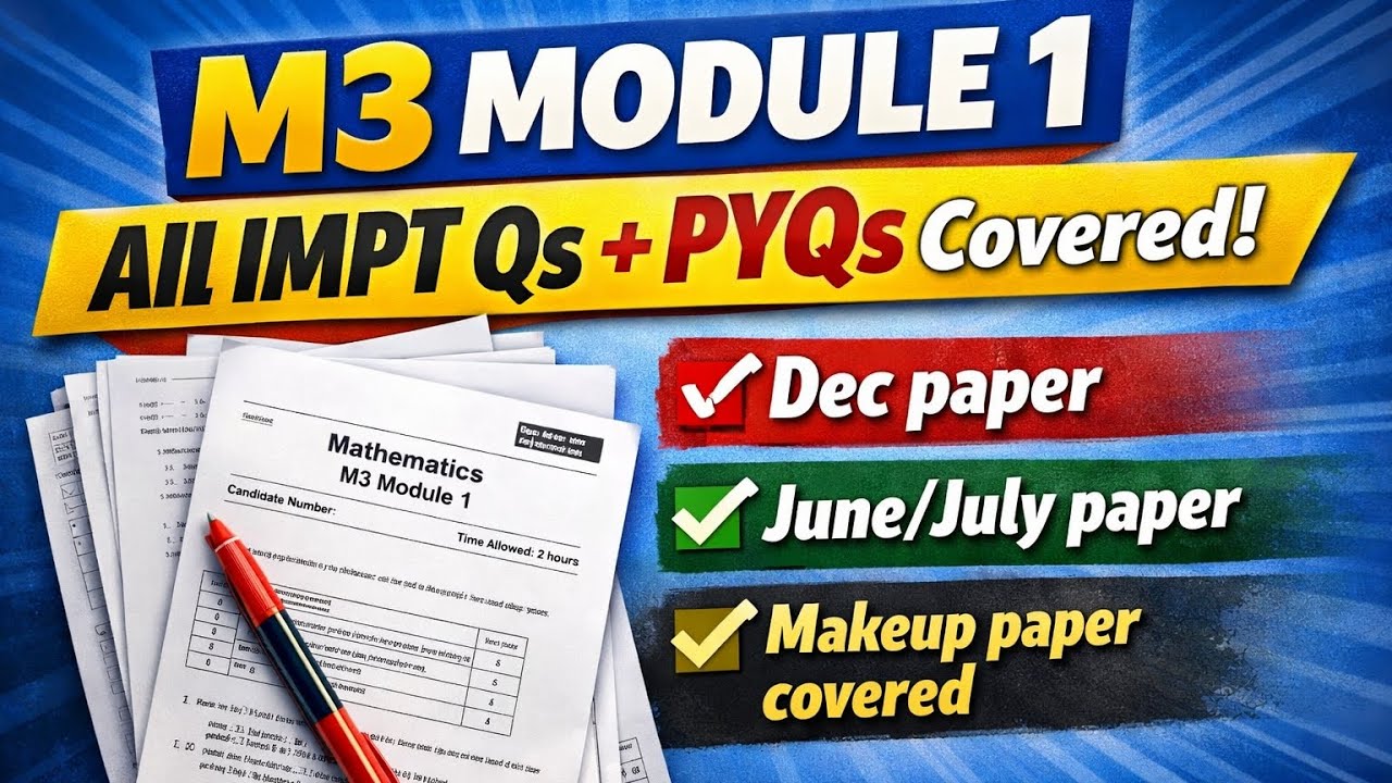 M3 MODULE -1 GUARANTEED Qs