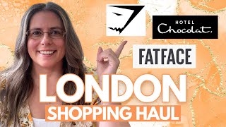 LONDON SHOPPING UNBOXING | Gymshark Review | Hotel Chocolat | Fatface | JOS ATKIN