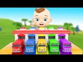 LEARN COLORS WITH BABY KIDDO'S MAGICAL BUS RIDE | Best Songs and Nursery Rhymes