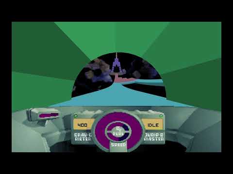 SkyRoads 3D / with first person view (1993 DOS)