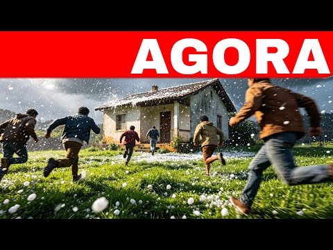 🚨TEMPORAL de GRANIZO pega FAMÍLIA de surpresa em MARQUINHO-PR terça-feira 30/06😱