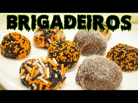 Halloween Brigadeiros (Portuguese Chocolate Balls) - Gluten Free Guru