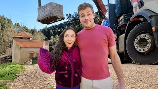 The biggest delivery of our watermill home renovation…
