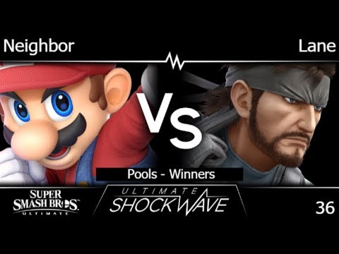 USW 36 - TLOC | Neighbor (Mario) vs Lane (Snake) Pools - Winners - SSBU