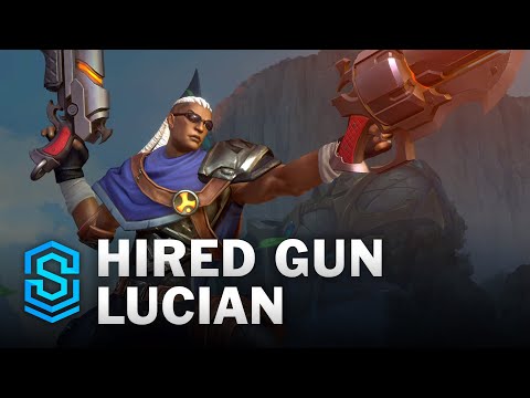 Hired Gun Lucian Wild Rift Skin Spotlight