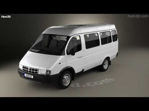 GAZ 3221 Gazelle Passenger Van 2000 3D model by 3DModels.org