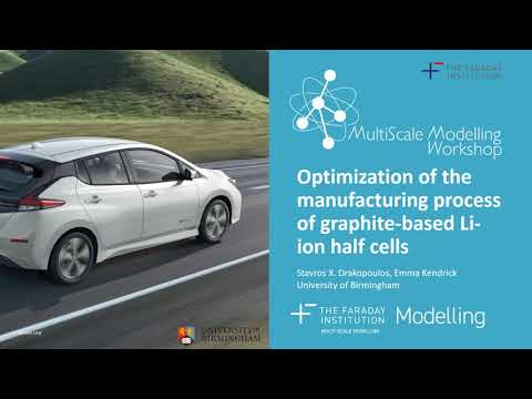 Optimization of the manufacturing process of graphite-based Li-ion half cells - S. X. Drakopoulos