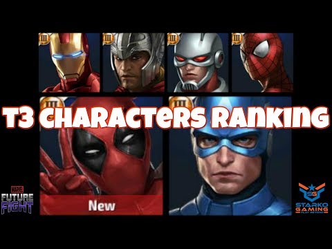 T3 CHARACTERS RANKING | MARVEL FUTURE FIGHT