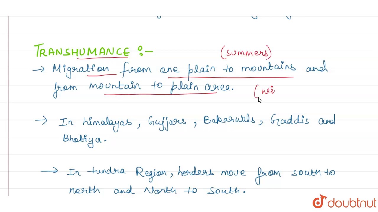 PASTORALISM AND ITS TYPES