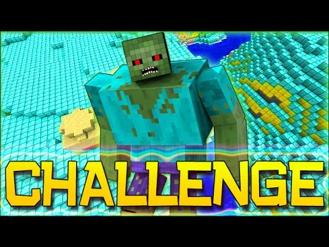 Minecraft: MUTANT ZOMBIE CHALLENGE! (No Mods - Command Blocks Only)