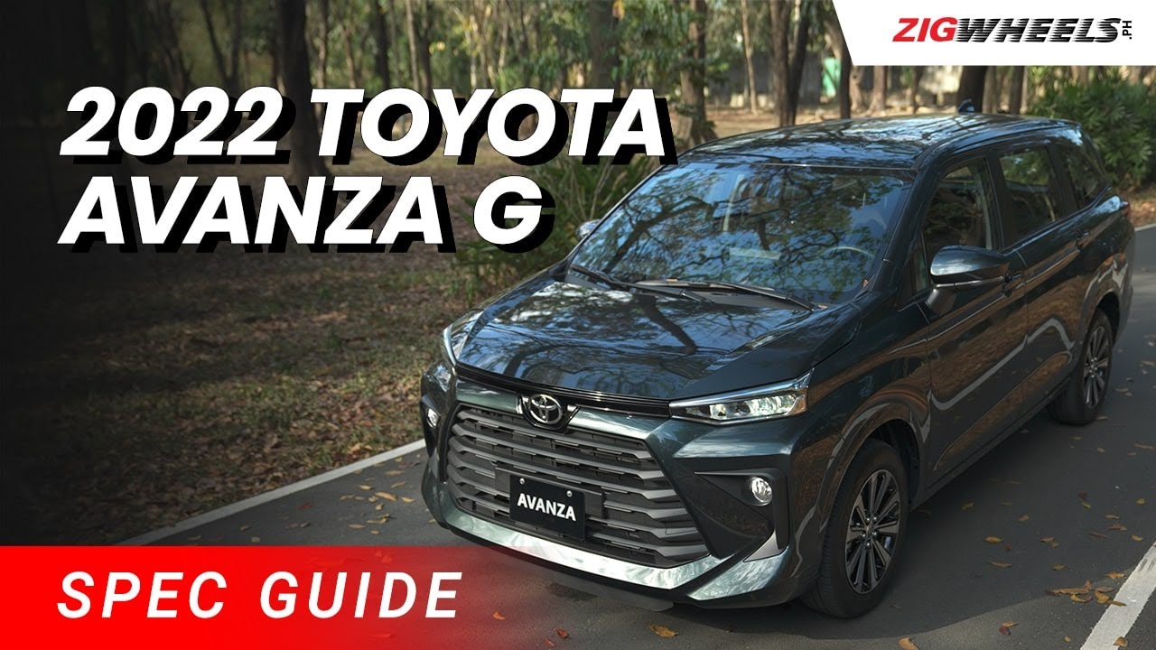 Toyota Avanza G 2022 Spec Guide | Zigwheels.Ph