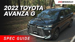 Toyota Avanza G 2022 Spec Guide | Zigwheels.Ph
