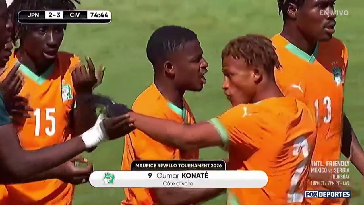 🥳 GOL DE KONATÉ | Japón 2-3 Costa de Marfil | Fase de grupos | TMR 2026