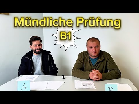 Mündliche Prüfung B1 Sprechen Teil DTZ TELC #mündlicheprüfung #b1prüfung #sprechen