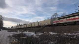 preview picture of video 'TÅGAB TMY 105 and 110, full throttle EMD 16-567'