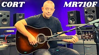Video thumbnail for CORT MR 710F - Electro Acoustic Guitar + LEWITT LCT 040 MATCH by Artur Sekura