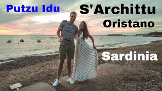 Putzu Idu and S'Archittu, in Oristano, Sardinia l Vlog l Go-pro l Drone