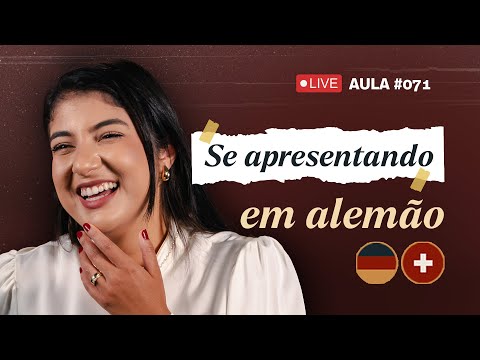 COMO SE APRESENTAR EM ALEMÃO SEM TRAVAR [Aulão de Alemão #071]
