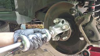 2013 2020 Mitsubishi Outlander Rear Wheel Bearing N ABS Sensor Replacement