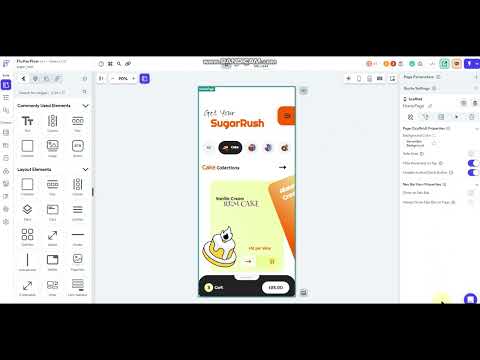 SugarRush Food Delivery App Tutorial - Overview - FlutterFlow