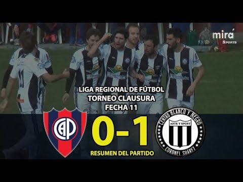 PEÑAROL (PIGÜÉ) vs BLANCO Y NEGRO - Resumen (0-1) | Fecha 11 | Clausura LIGA REGIONAL DE FÚTBOL