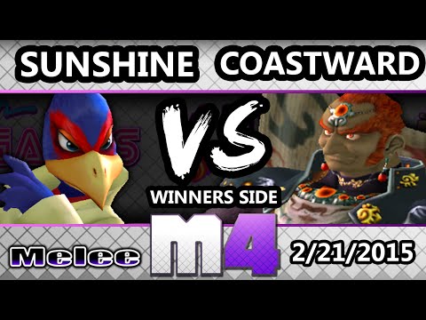 McSmashter 4 - Sunshine (Falco) vs EMG Coastward (Ganon) - SSBM Round Robin Pools