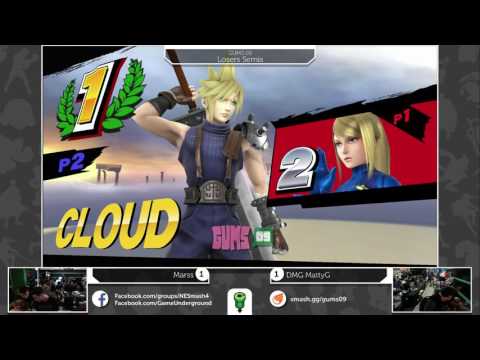 GUMS09 Singles (Loser's Semis) - Marss (ZSS) vs DMG MattyG (Cloud)