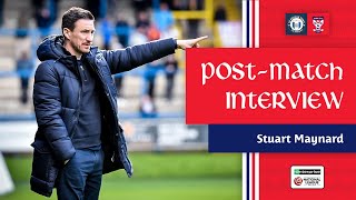 💬 Post-Match Interview | Stuart Maynard | FC Halifax Town (A)