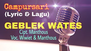 Download lagu Geblek Wates Kulon Progo (Plus Lyric) - Cipt. Manthous mp3