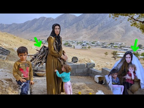 A hard life as told by a nomadic mother: A hard day's work with a sick child in the mountains!