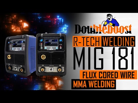 R-Tech MIG181 Digital MIG Welder Review Part 2  Flux core & MMA Welding