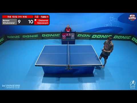 21:00 Roman Shtukovanyi 1- 3  Oleksandr Kalynevych West 5 WIN CUP 14.10.2022 | TABLE TENNIS WINCUP