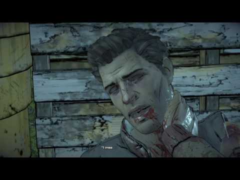 David's Death Scene Episode 5 (EMOTIONAL) : The Walking Dead A New Frontier