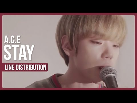 A.C.E - Stay (Cover) Line Distribution (Color Coded)