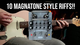 Video thumbnail for 10 Magnatone Style Riffs! | Tubesteader Magnezium Dual Channel Tube Preamp Pedal Demo by Let's Play All