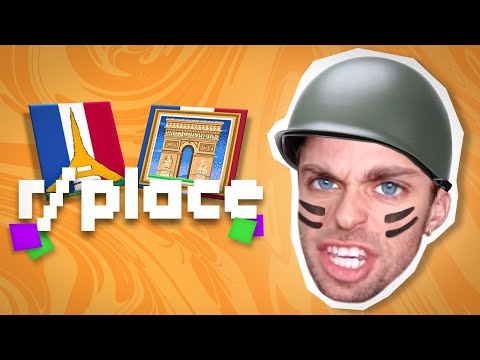 Guerre des Pixels (Reddit r/place) - Rediffusion Squeezie du 04/04