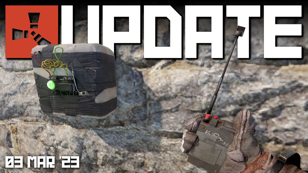 CCTV on Rust+! Remote detonated C4! | Rust Update 3rd March 2023