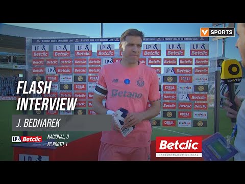 I Liga (#22) | Nacional 0-1 FC Porto: Flash Interview J. Bednarek