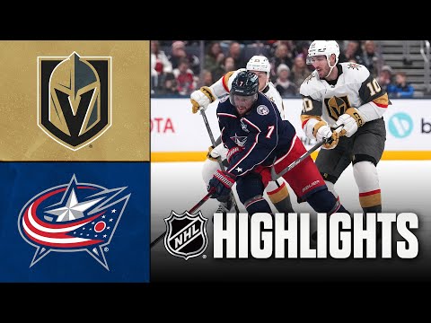 Golden Knights vs. Blue Jackets | NHL Highlights | December 13, 2025