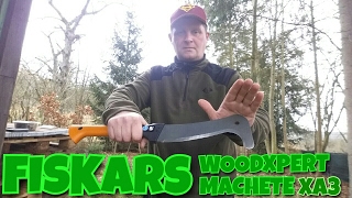 ✔FISKARS XA3 WOODEXPERT Machete Review (German)