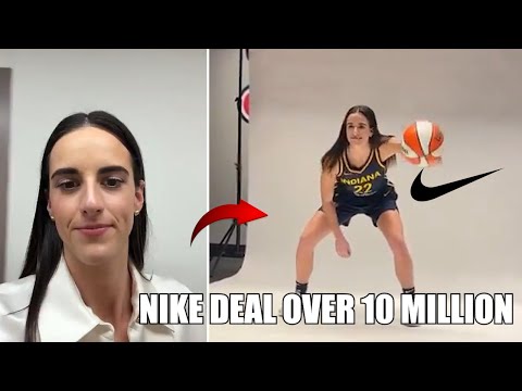 Caitlin Clark Signs MASSIVE 8 Figure NIKE DEAL After Her Low WNBA Salary Goes Viral!