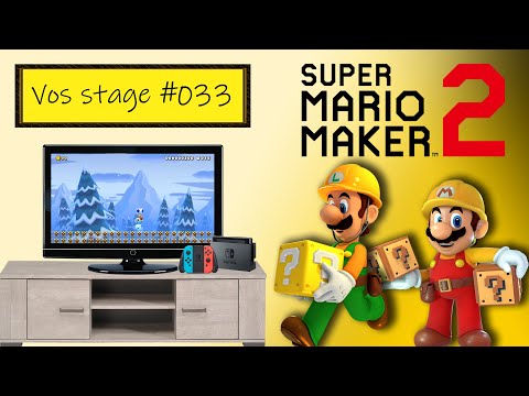 SMM2 Vos stages #033 1 1 Pokey snow by Ticoche